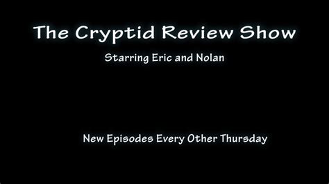 The Cryptid Review Show - YouTube