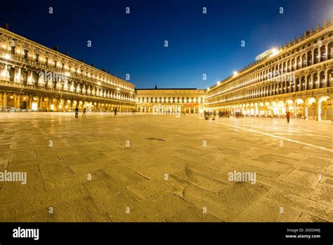 Night view of Piazza San Marco Stock Photo - Alamy