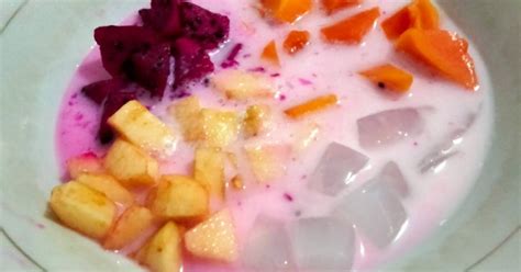 Resep Es buah susu oleh Dapur Mama Vi-Ra - Cookpad