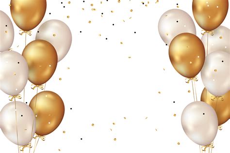 Gold Balloons PNG Free Images with Transparent Background - (1,616 Free Downloads)