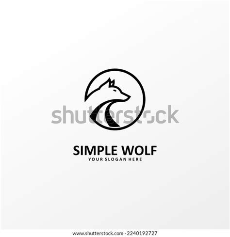 Simple Wolf Logo Illustration Vector Stock Vector (Royalty Free) 2240192727 | Shutterstock