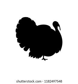 Vector Turkey Silhouette Stock Vector (Royalty Free) 1182497548 | Shutterstock