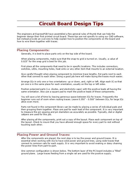 (PDF) Circuit Board Design Tips - DOKUMEN.TIPS