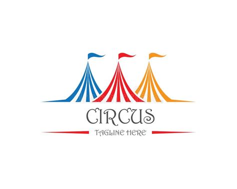 Circus logo template stock vector. Illustration of line - 141506472