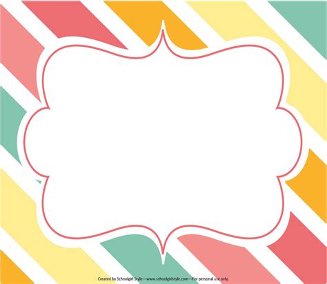 Hello! Sunshine Coral Editable Sign Template | Schoolgirl Style