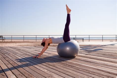 Yoga Workout on the Exercise Ball