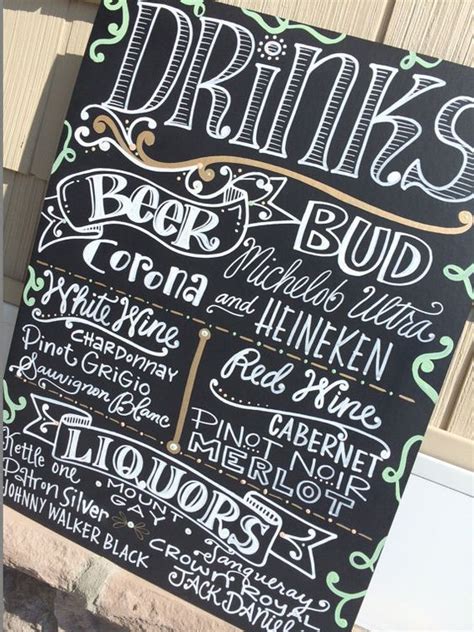 Top 10 wedding menu chalkboard ideas and inspiration