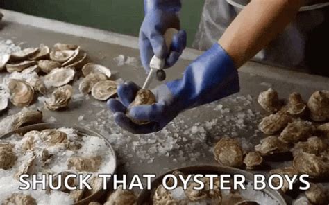 Oyster Kerang GIF - Oyster Kerang Shucking - Discover & Share GIFs