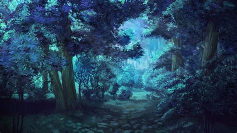 92+ Anime Night Forest Background | Lotus Maybelline