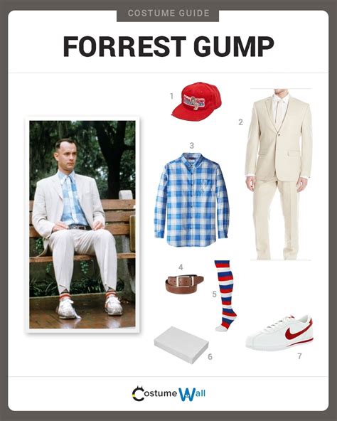 Dress Like Forrest Gump Costume DIY Outfit | Costume Wall