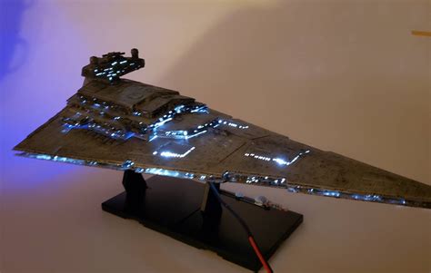 Star Wars Star Destroyer Model W/ Lights - Etsy