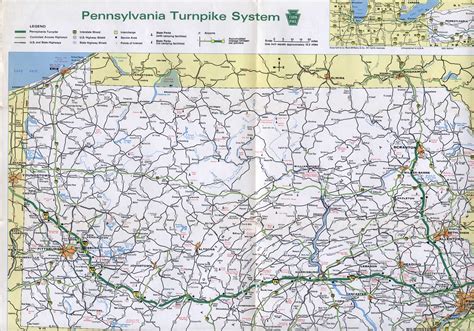 1970's Pennsylvania State Road Maps