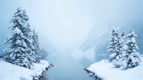 photography, Nature, Winter, Snow, Lake Wallpapers HD / Desktop and Mobile Backgrounds