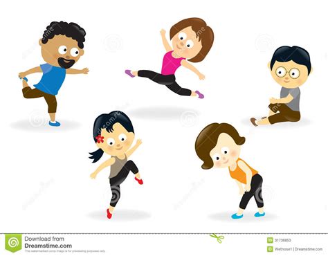 Kids Fitness Clipart | Free download on ClipArtMag