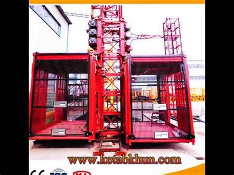 Rack Pinion Material Hoist Luffing Jib Tower Crane - Construction Machinery Videos