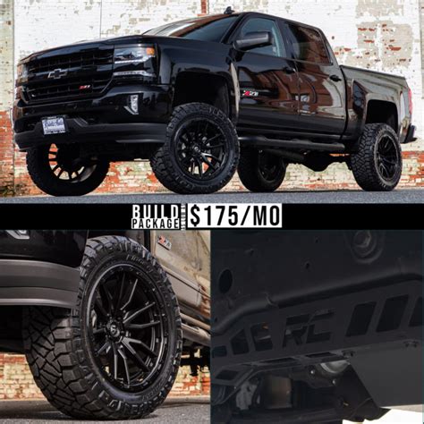 Lifted 2018 Chevrolet Silverado 1500 with 22×10 Fuel Rebel Wheels and 7 Inch Rough Country ...