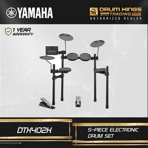 Yamaha DTX402K Electronic Drum Set | Shopee Philippines