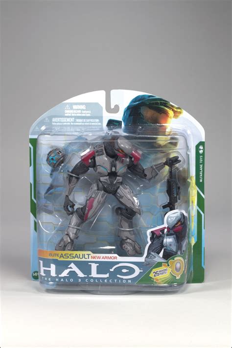 Elite Assault silver Halo Collection Action Figure McFarlane