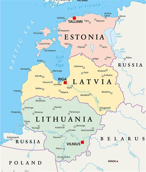 Latvia Map