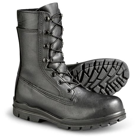 Women's Bates® U.S. Navy Steel Toe Duty Boots, Black - 163960, Combat & Tactical Boots at ...