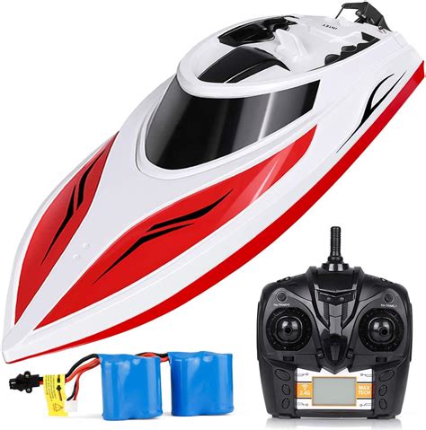 INTEY RC Boats for Kids & Adult - H102 20+ mph Remote Controlled RC Boat for Pool & Lakes, Speed ...