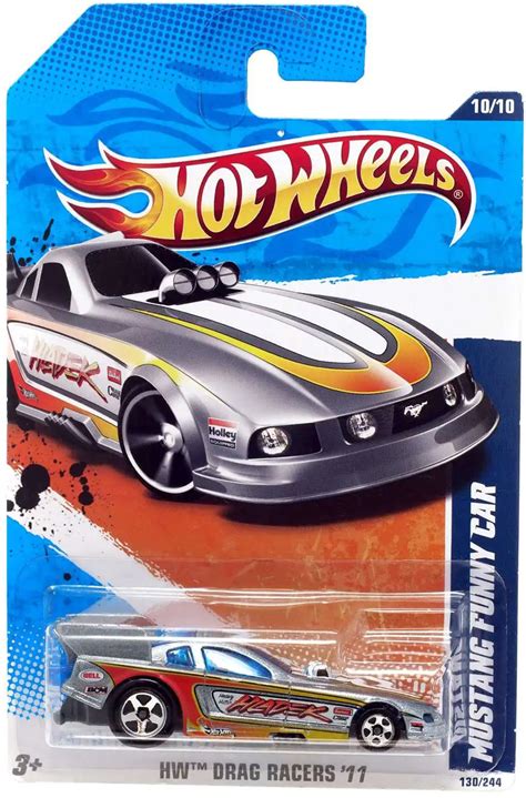 Hot Wheels HW Drag Racers 11 Mustang Funny Car Diecast Car Mattel - ToyWiz