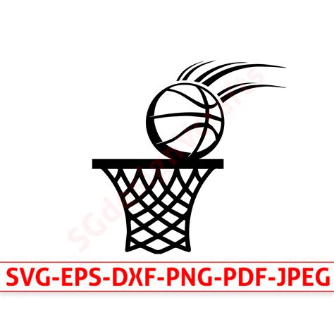 Basketball Shot SVG Basketball Hoop SVG Basketball Net Clip - Etsy