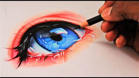 Anime Eyes Realistic Drawing