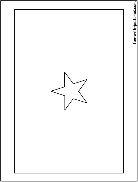 Somalia Flag Coloring Page