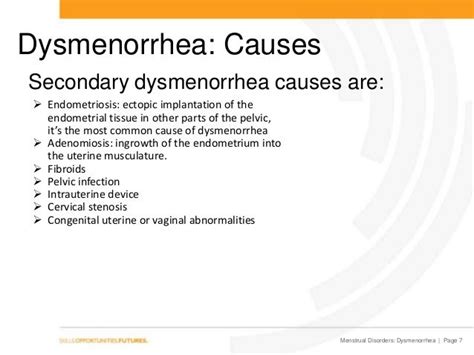 Dysmenorrhea