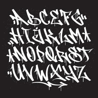 Graffiti Font Vector Art, Icons, and Graphics for Free Download