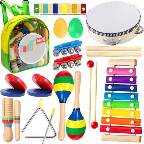 Buy Stoie's 19 pcs Kids Musical Instruments for 3 year olds, Xylophone ...