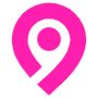 Free Pink Location Pin Marker Modern SVG, PNG Icon, Symbol. Download Image.