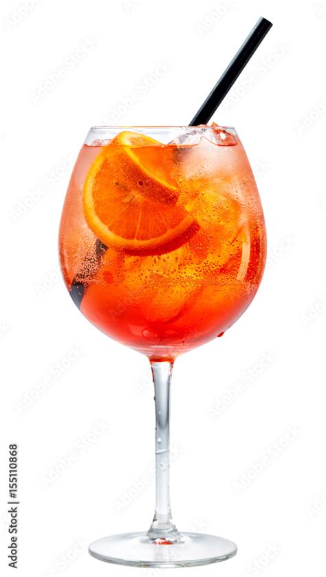 glass of aperol spritz cocktail Stock Photo | Adobe Stock