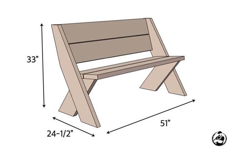 How to build a diy outdoor bench with back – Artofit