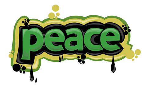 colorful PEACE writing graffiti design 4186377 Vector Art at Vecteezy