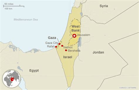 Map: Israel, Gaza and the West Bank - CNN.com