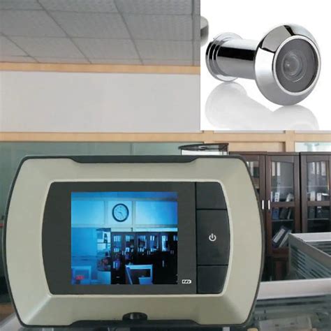 2.4" LCD Visual Monitor Door Peephole Peep Hole Wireless Viewer Camera ...