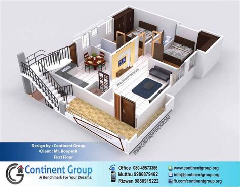 Floor Plans, 3d Elevation, Structural Drawings In Bangalore FEE | 2 bedroom house design, Home ...