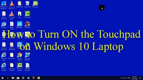 How to Turn ON the Touchpad on Windows 10 Laptop | Touchpad, Windows 10 ...