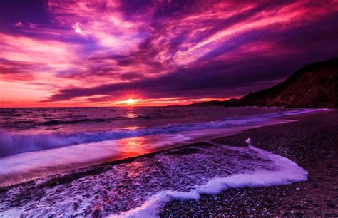 🔥 [0+] Sunset Purple Wallpapers | WallpaperSafari