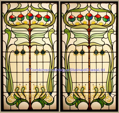 Art Deco Nouveau Stained Glass Windows Art Deco Stained Glass | art ...