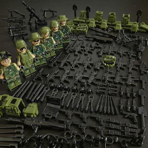 WW2 Camouflage Cloth Lego Compatible World War 2 Army Minifigures