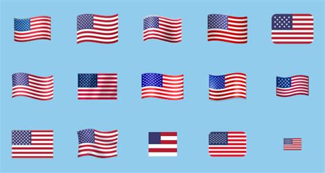 American Flag Train Flag Emoji