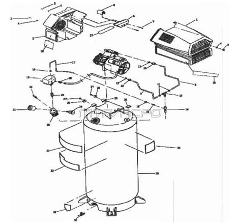 Sears Craftsman 919.152810 Air Compressor Parts