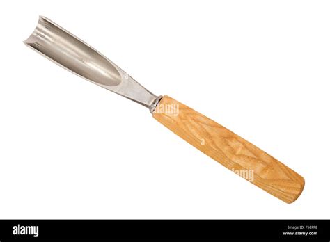 Curved wood carving chisel Cut Out Stock Images & Pictures - Alamy