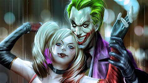 Joker Harley Quinn Artwork Wallpaper,HD Superheroes Wallpapers,4k Wallpapers,Images,Backgrounds ...