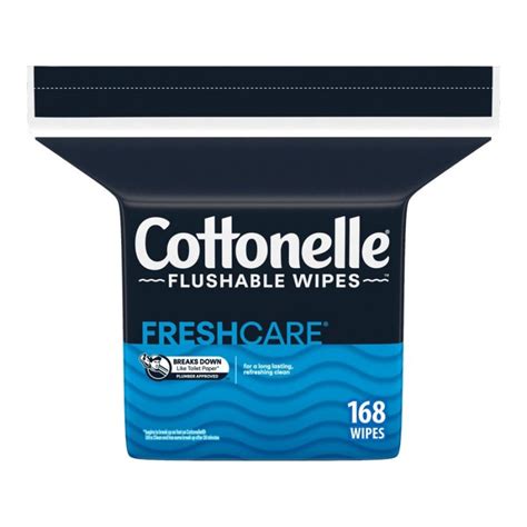 Cottonelle FreshCare Flushable Wipes - Ripple Clean - 168s | London Drugs