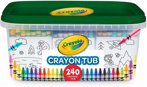 Crayola 240 Crayons, Bulk Crayon Set – Drawingwithme.com