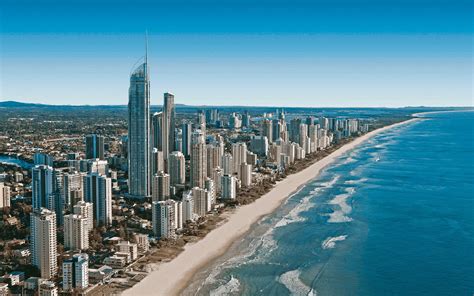 Gold Coast skyline iMac Wallpaper Download | AllMacWallpaper